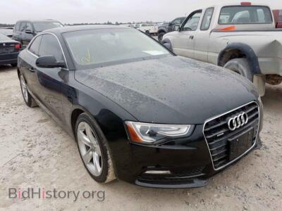 2013 Audi A5 A5 Premium, черный — VIN WAURFAFR3DA024372, Copart