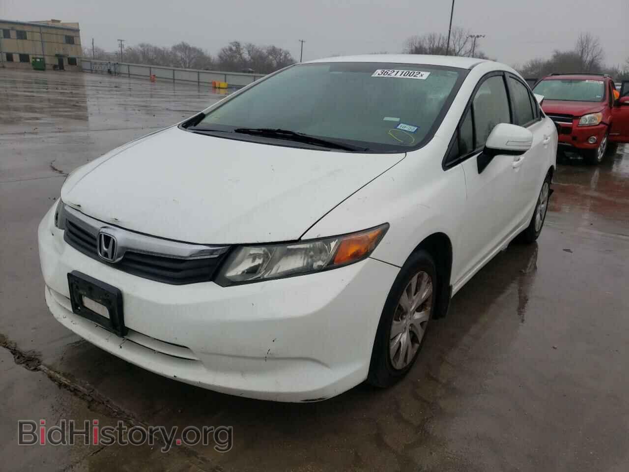 2012 HONDA CIVIC - VIN: 2HGFB2F59CH333169 - Фото 2