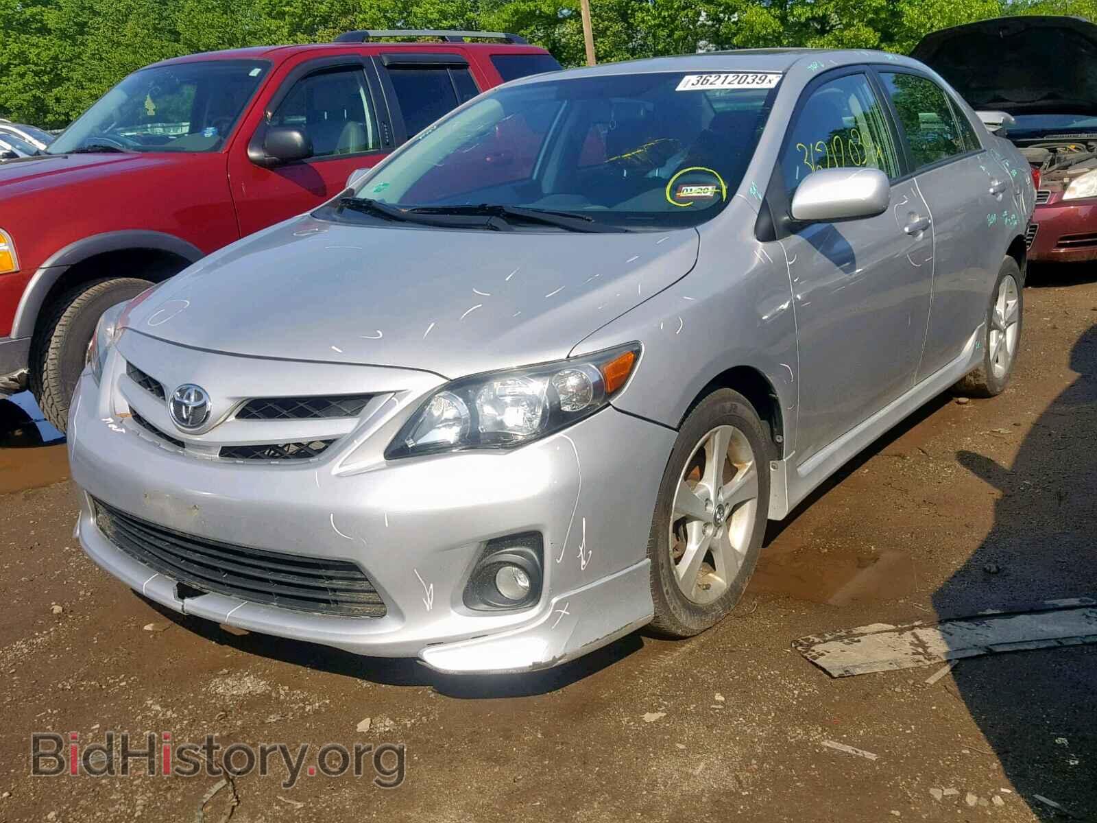 2012 TOYOTA COROLLA BA - VIN: 2T1BU4EE3CC869808 - Фото 2