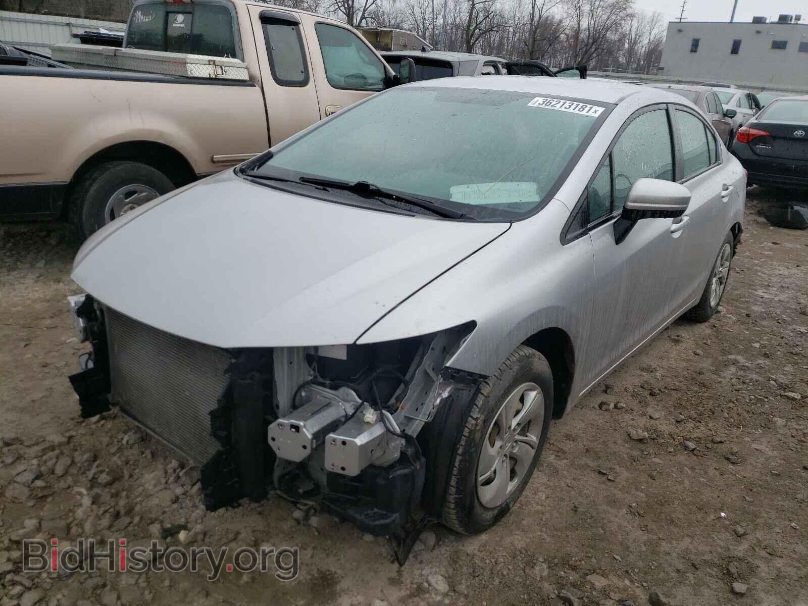 2014 HONDA CIVIC - VIN: 19XFB2F51EE018461 - Фото 2