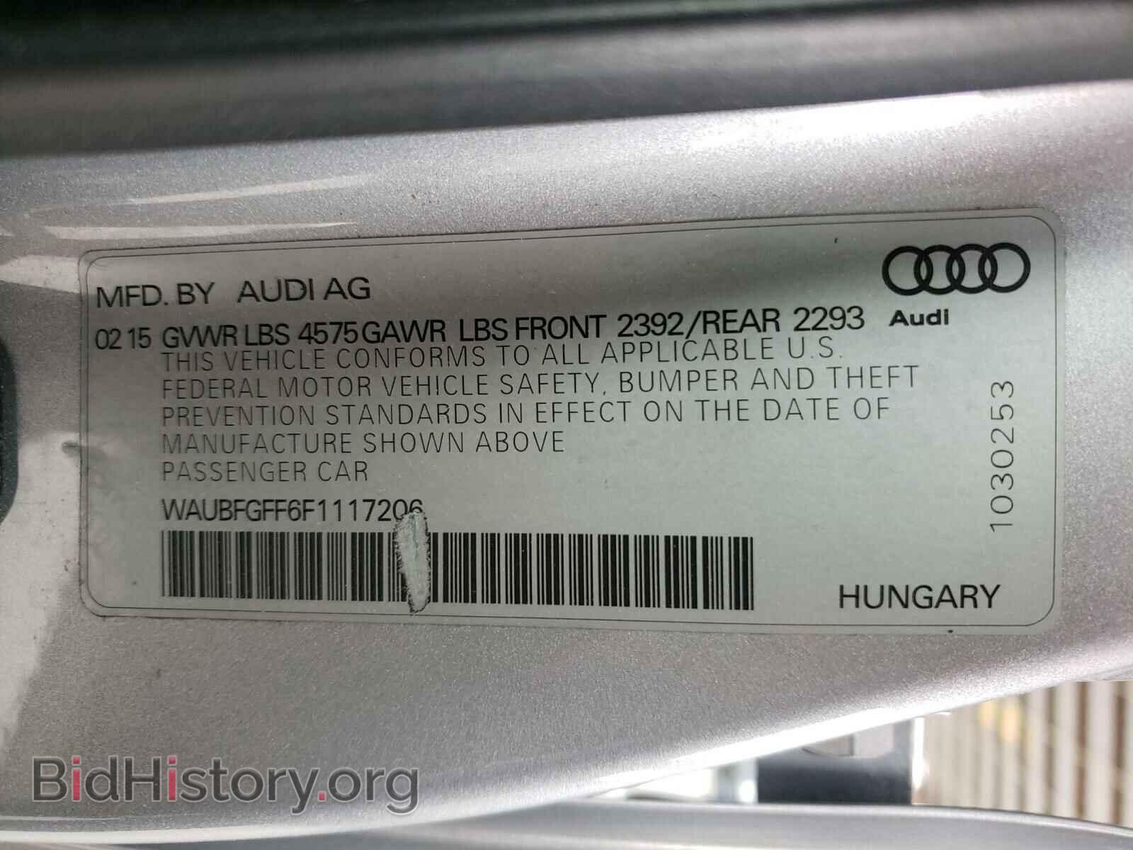2015 AUDI A3 - VIN: WAUBFGFF6F1117206 - Фото 10