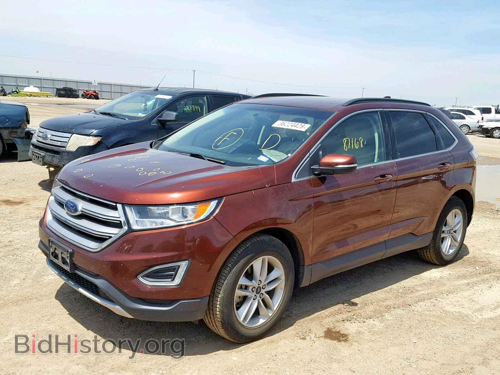 2015 FORD EDGE SEL - VIN: 2FMTK4J84FBB06764 - Фото 2