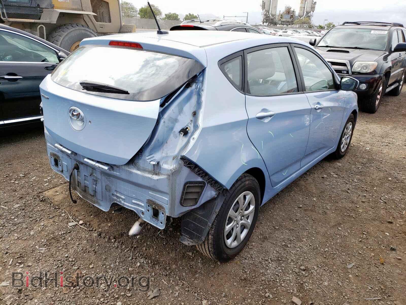2014 HYUNDAI ACCENT - VIN: KMHCT5AEXEU141536 - Фото 4