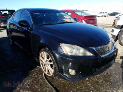 2007 Lexus IS IS 350, black — VIN JTHBE262475014011, Copart