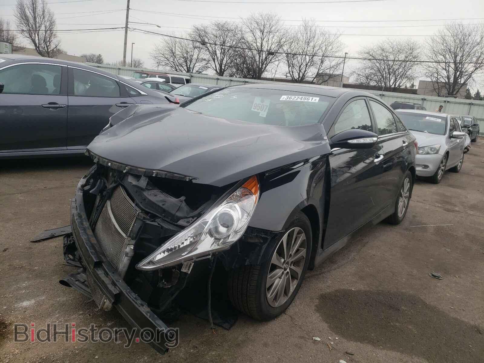 2014 HYUNDAI SONATA - VIN: 5NPEC4AC4EH817088 - Фото 2