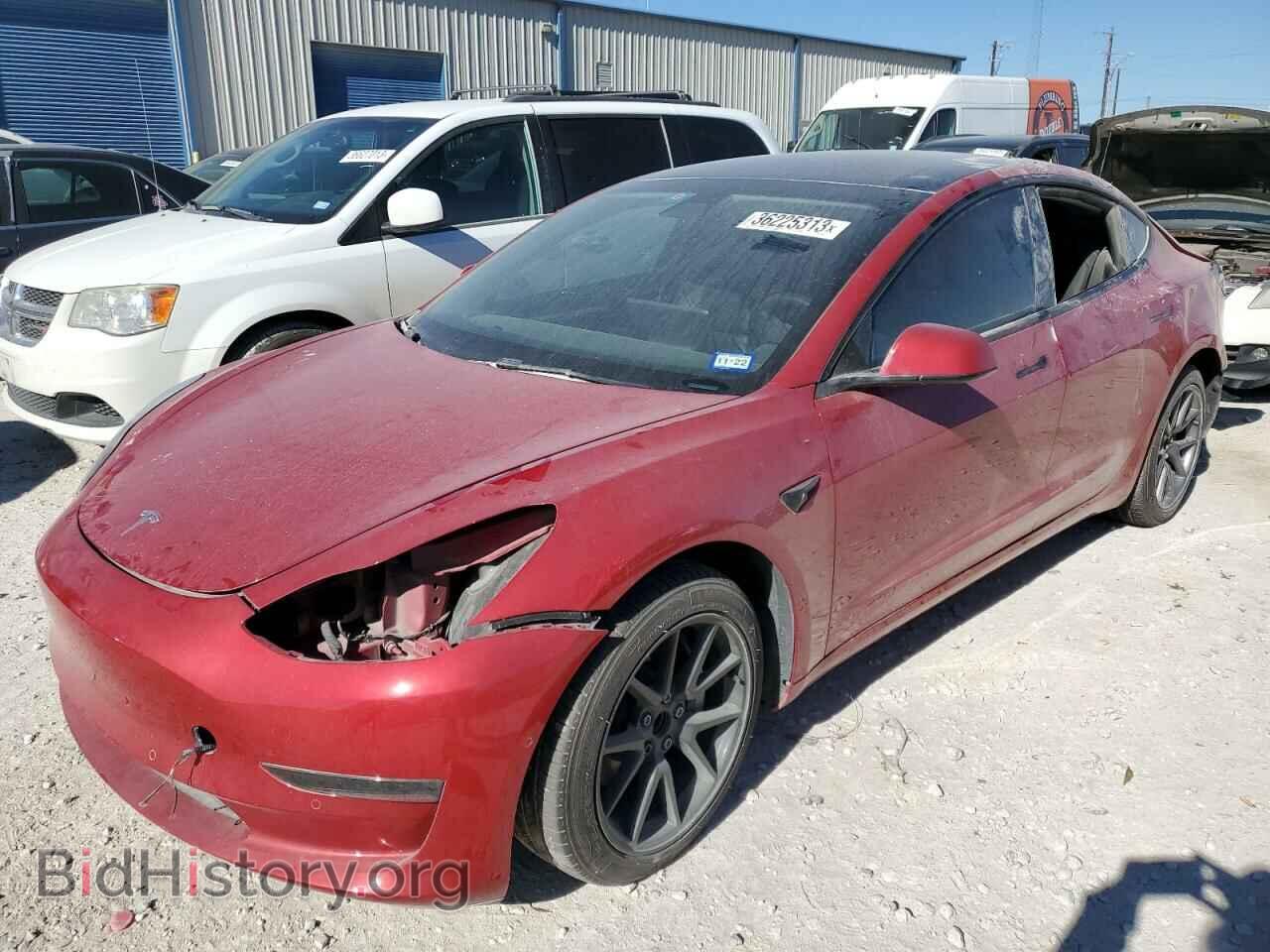 Photo 5YJ3E1EA2NF103483 - TESLA MODEL 3 2022