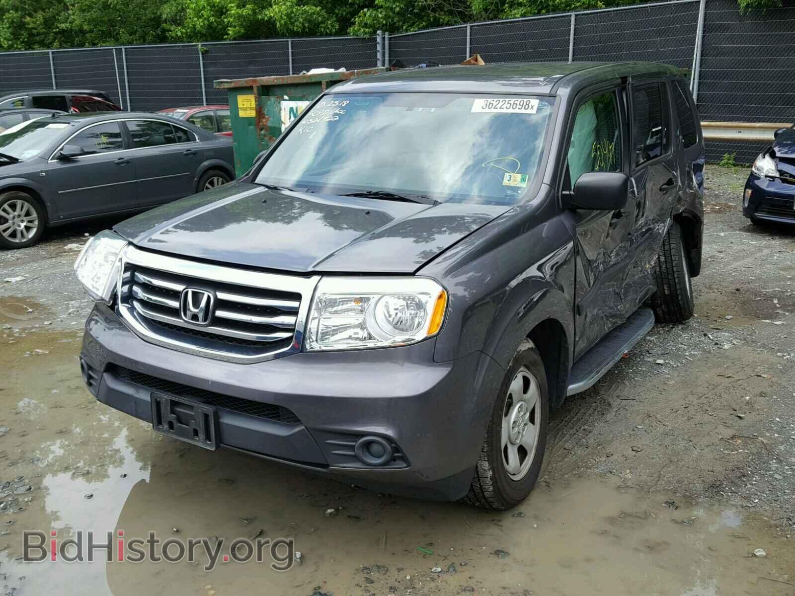 2014 HONDA PILOT - VIN: 5FNYF4H22EB025229 - Фото 2