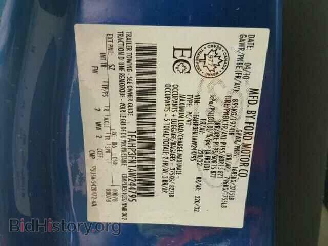 2010 FORD FOCUS - VIN: 1FAHP3FN1AW244795 - Фото 10