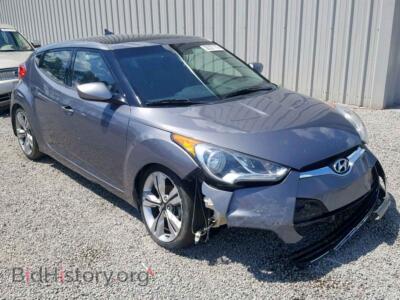 2013 Hyundai VELOSTER, gray — VIN KMHTC6ADXDU124697, Copart