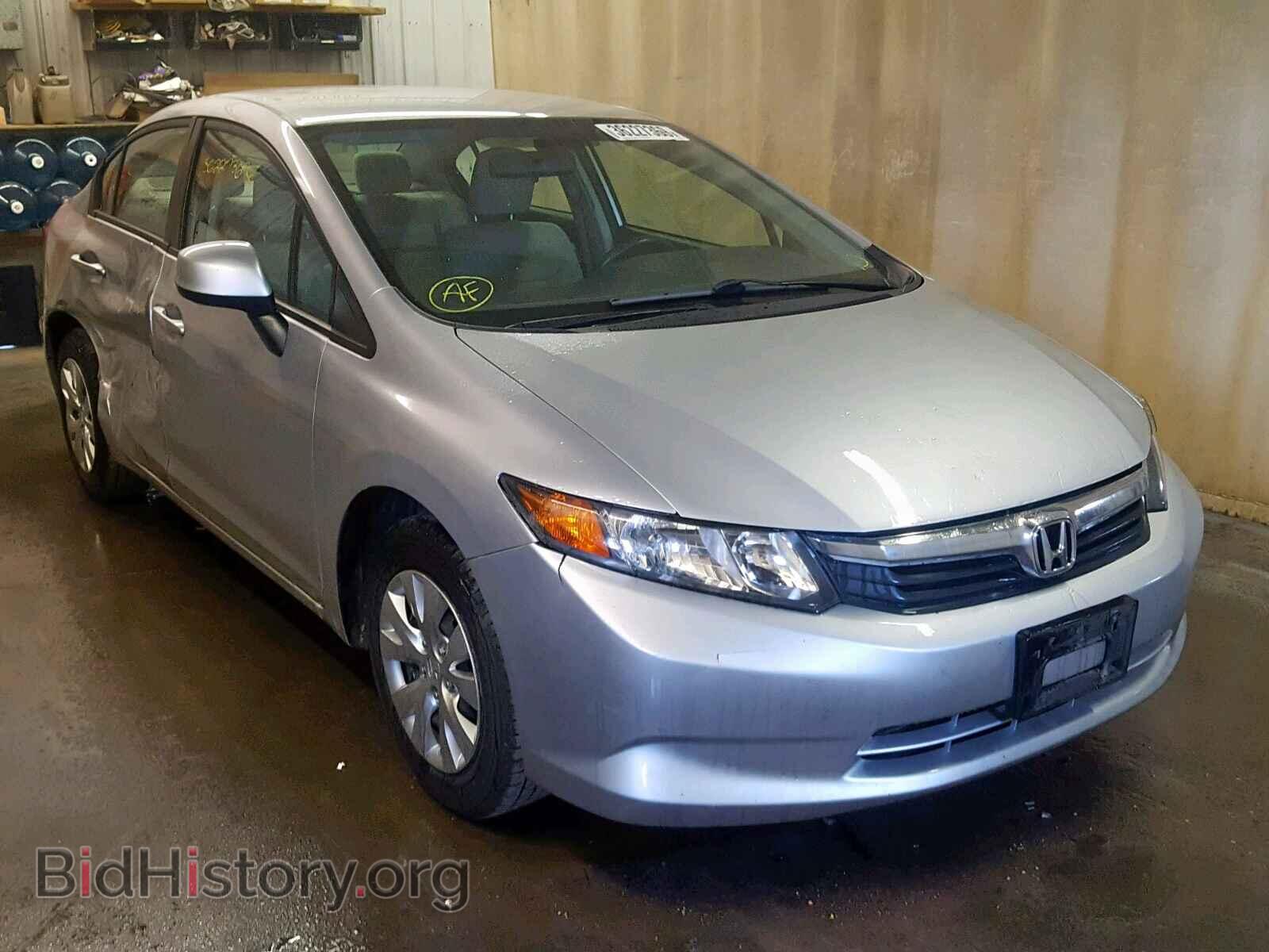 Фотография 19XFB2F55CE008285 - HONDA CIVIC LX 2012