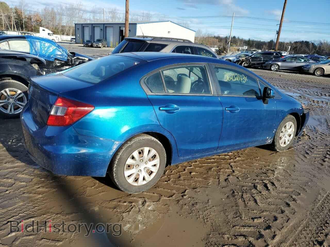 2012 HONDA CIVIC - VIN: 2HGFB2F57CH500063 - Фото 3