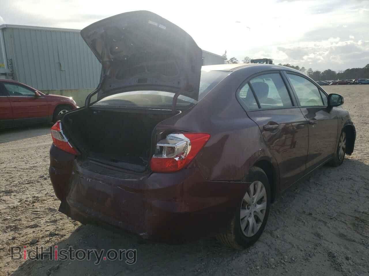 2012 HONDA CIVIC - VIN: 19XFB2F56CE042266 - Фото 4