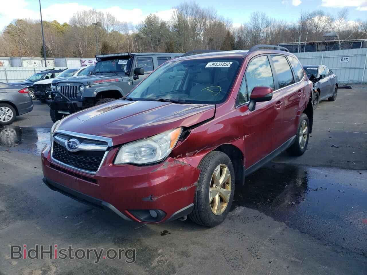 2014 SUBARU FORESTER - VIN: JF2SJAPC8EH406873 - Фото 2
