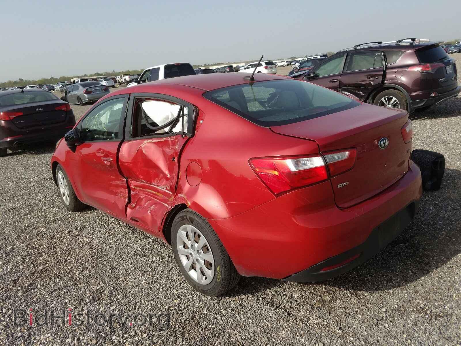 2014 KIA RIO - VIN: KNADM4A39E6349066 - Фото 3