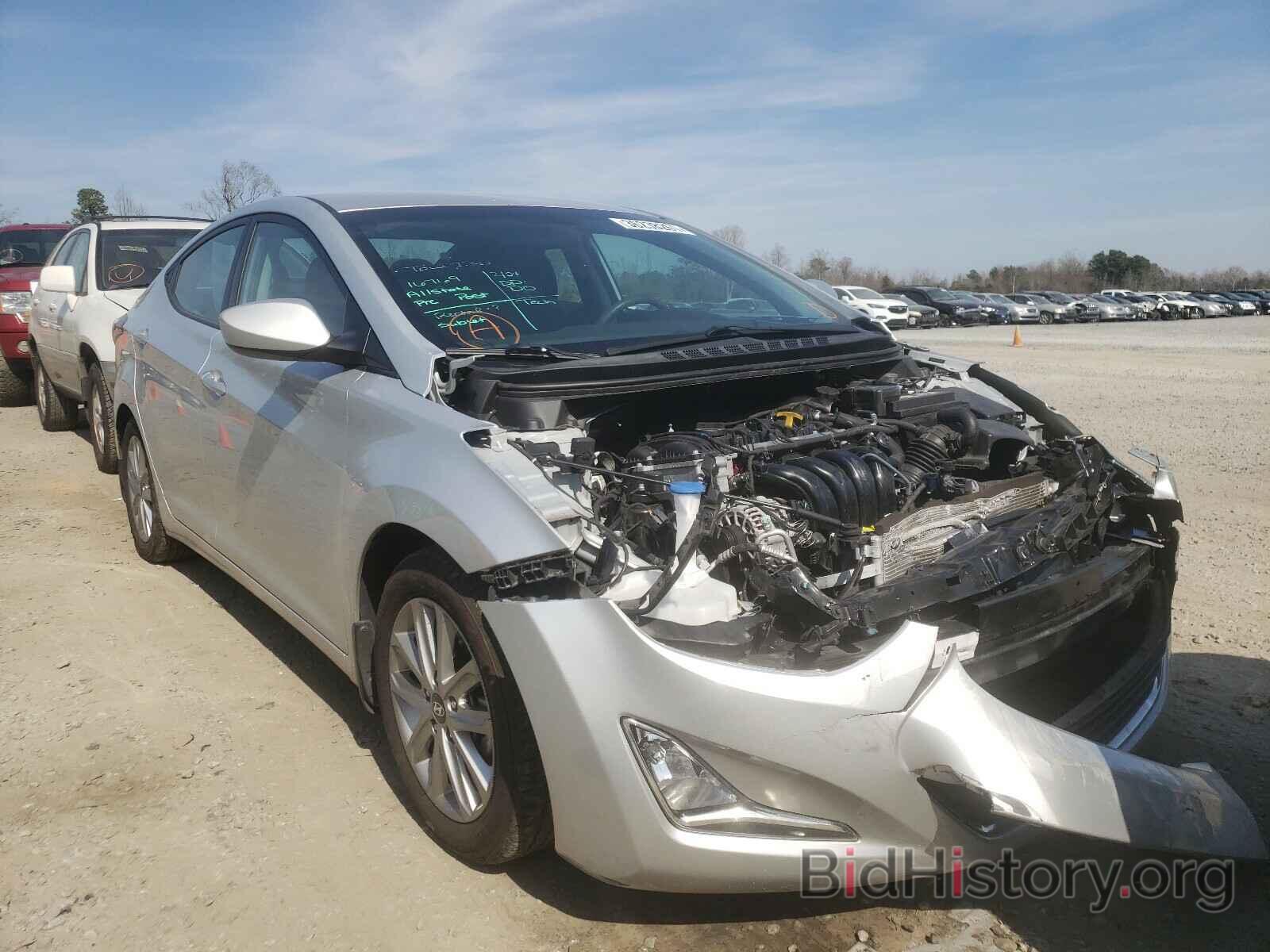 Photo 5NPDH4AE7FH619489 - HYUNDAI ELANTRA 2015