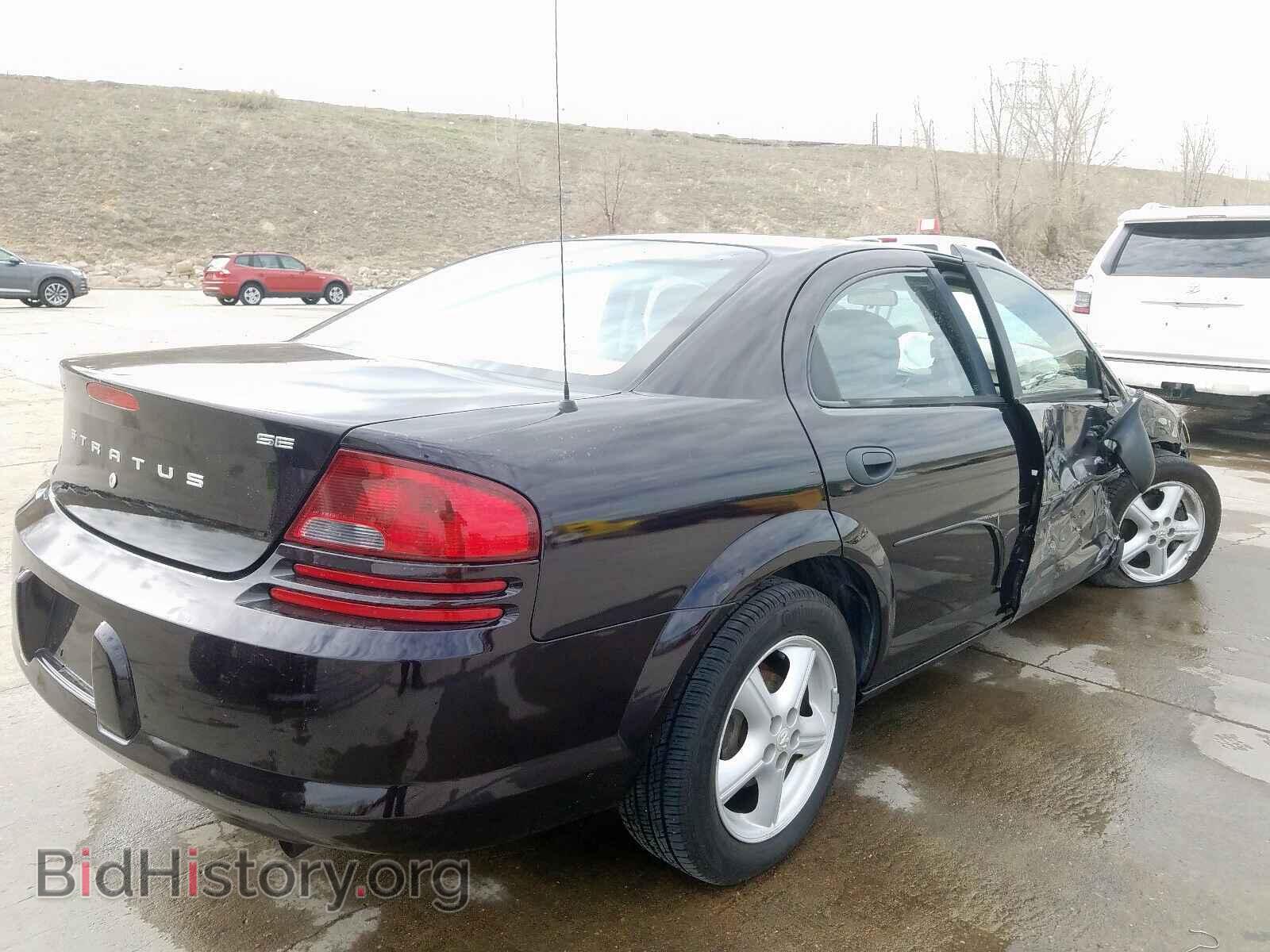 2004 DODGE STRATUS - VIN: 1B3EL36TX4N181117 - Фото 4