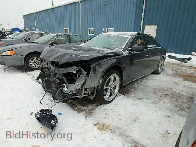2013 AUDI A8 - VIN: WAUR2AFD4DN021182 - Фото 2