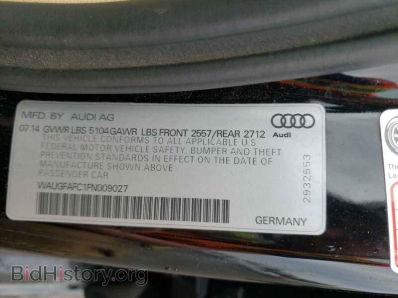 2015 Audi A6 (VIN WAUGFAFC1FN009027) — photo 10 of 10