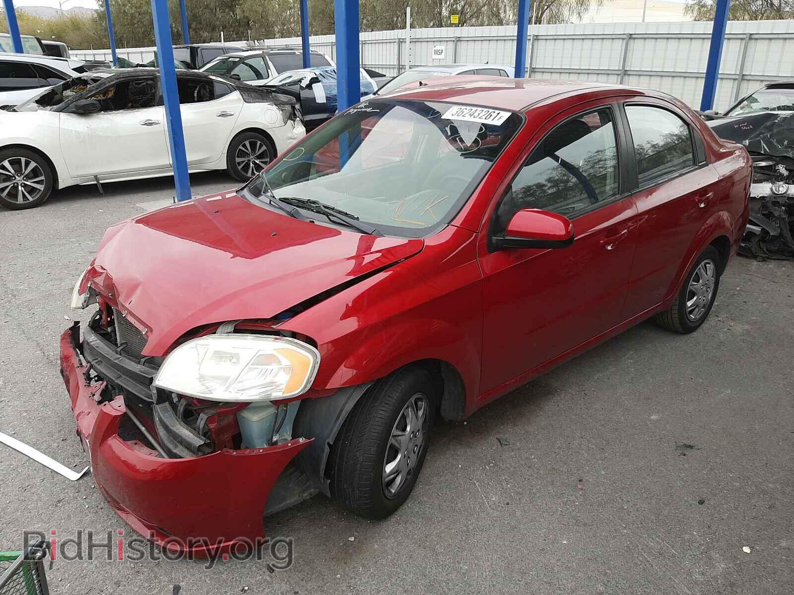 2010 CHEVROLET AVEO - VIN: KL1TD5DE7AB081354 - Фото 2