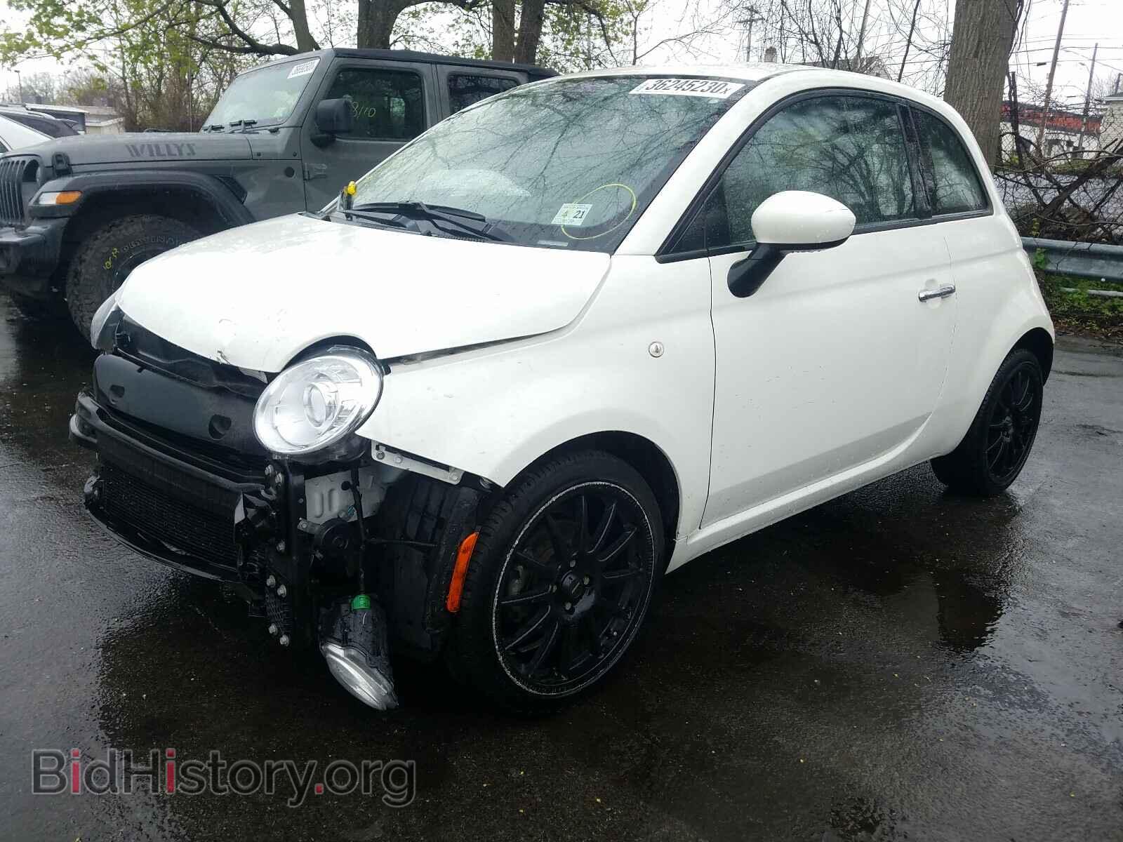 2015 FIAT 500 - VIN: 3C3CFFAR5FT504152 - Фото 2