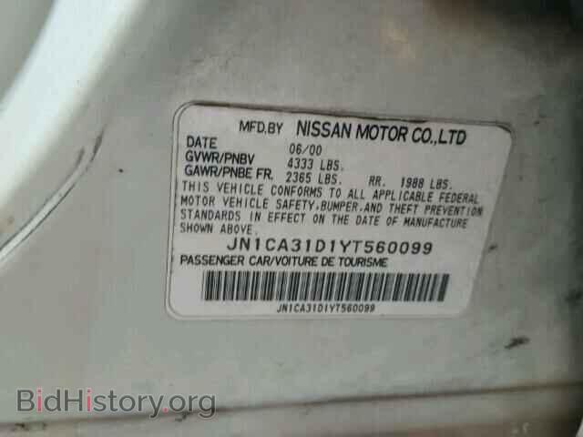 2000 NISSAN MAXIMA - VIN: JN1CA31D1YT560099 - Фото 10