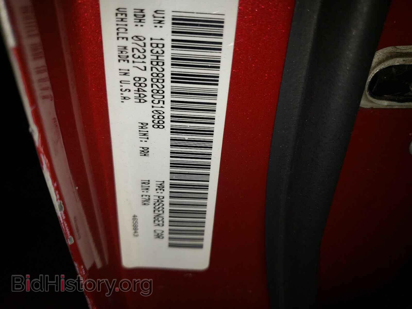2008 DODGE CALIBER - VIN: 1B3HB28B28D510998 - Photo 10