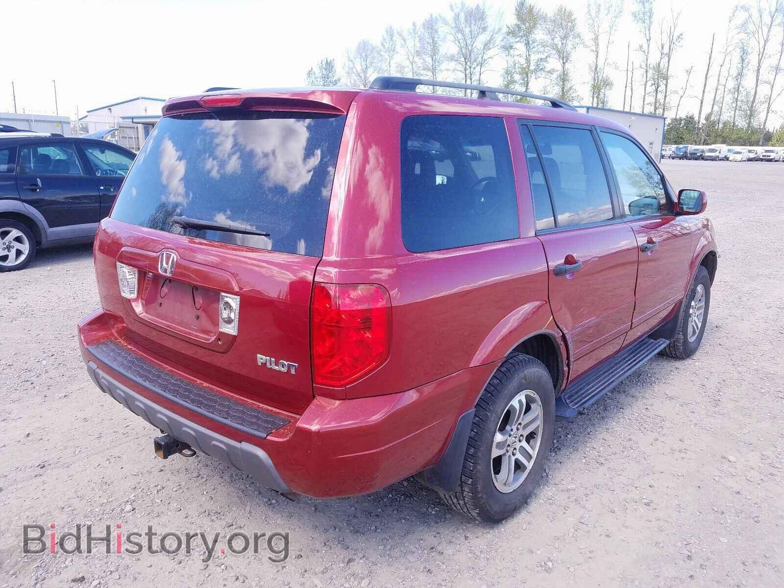 2005 HONDA PILOT - VIN: 2HKYF18505H528686 - Фото 4