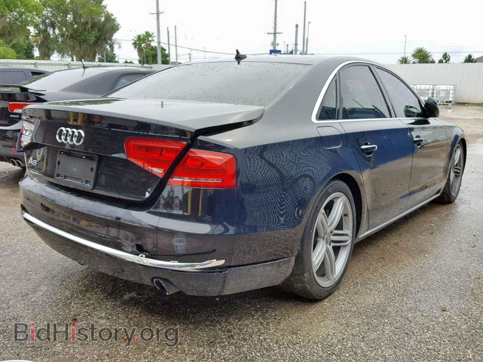 2013 AUDI A8 - VIN: WAUAGAFD2DN008106 - Фото 4