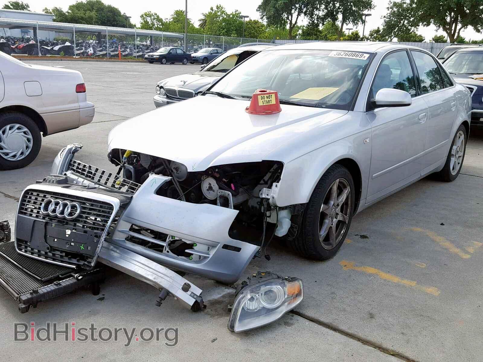 2005 AUDI A4 - VIN: WAUDG68E65A466059 - Фото 2