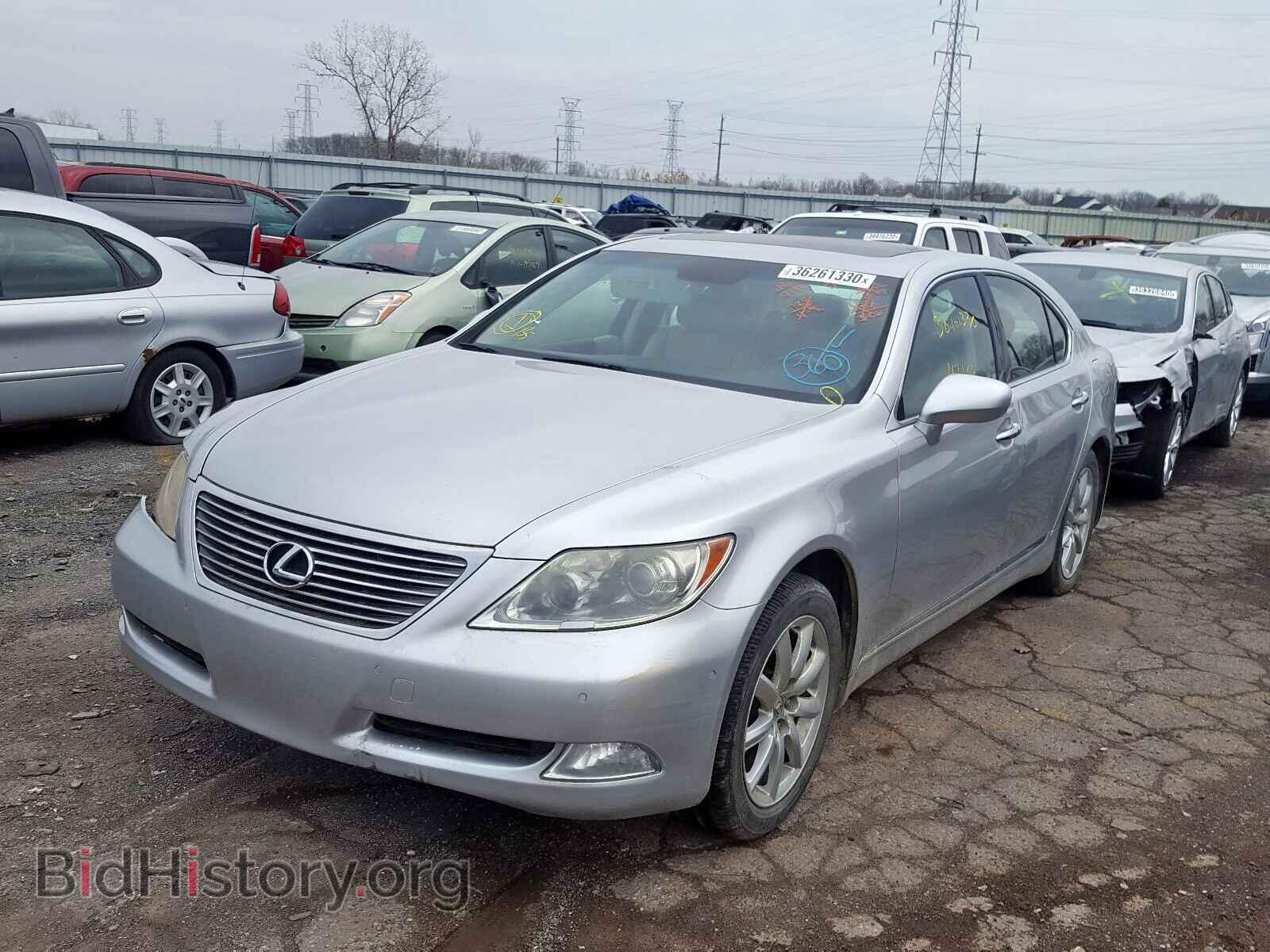 2007 LEXUS LS460 - VIN: JTHBL46F475041360 - Фото 2