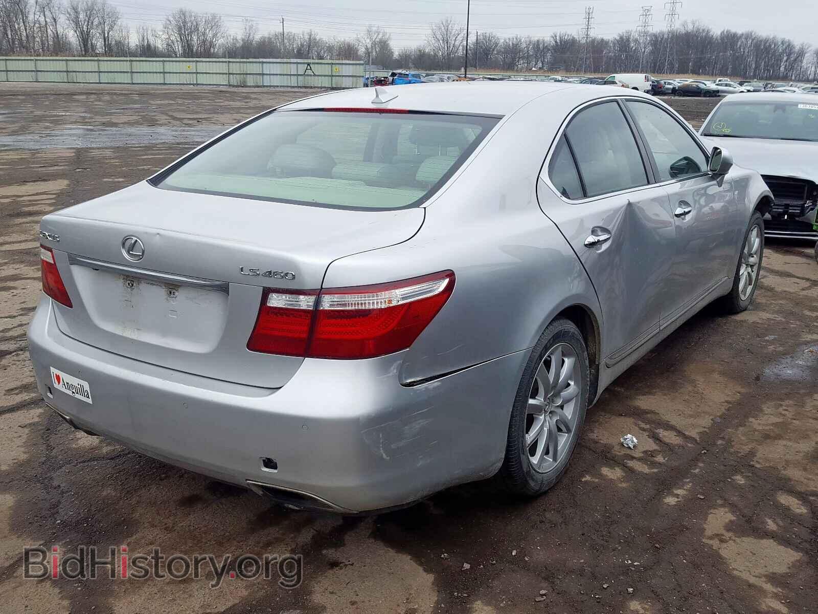 2007 LEXUS LS460 - VIN: JTHBL46F475041360 - Фото 4