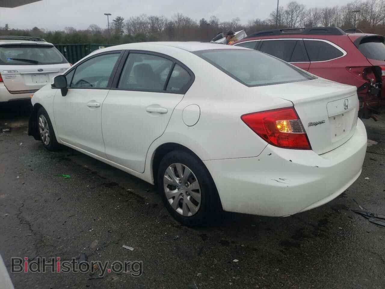 2012 HONDA CIVIC - VIN: 2HGFB2F55CH596498 - Фото 2