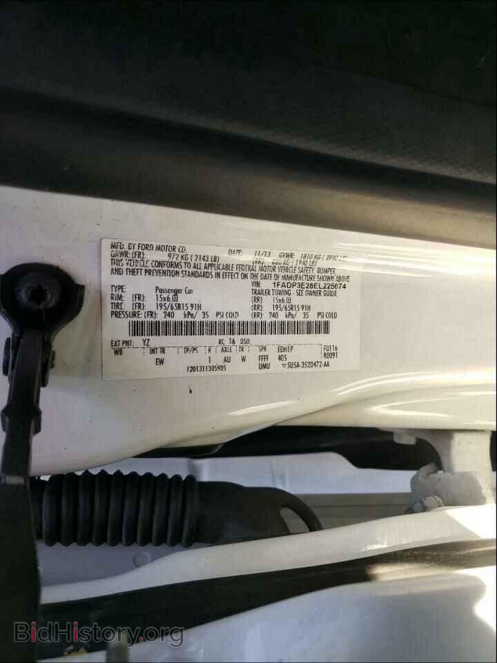 2014 FORD FOCUS - VIN: 1FADP3E28EL225674 - Фото 10