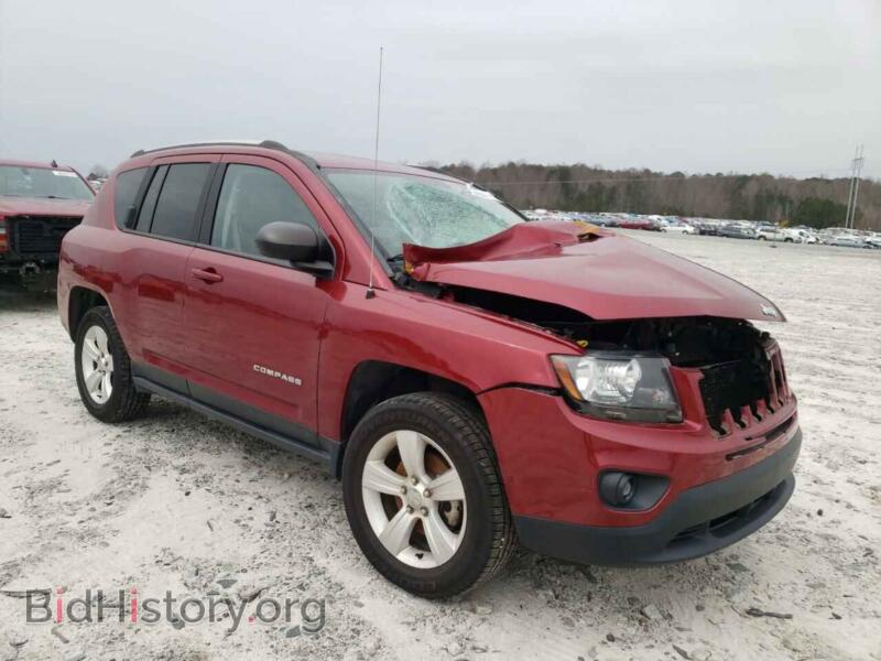 2014 Jeep COMPASS Compass SP (VIN 1C4NJCBB5ED869986) — photo 1 of 10, Copart, damage: front end