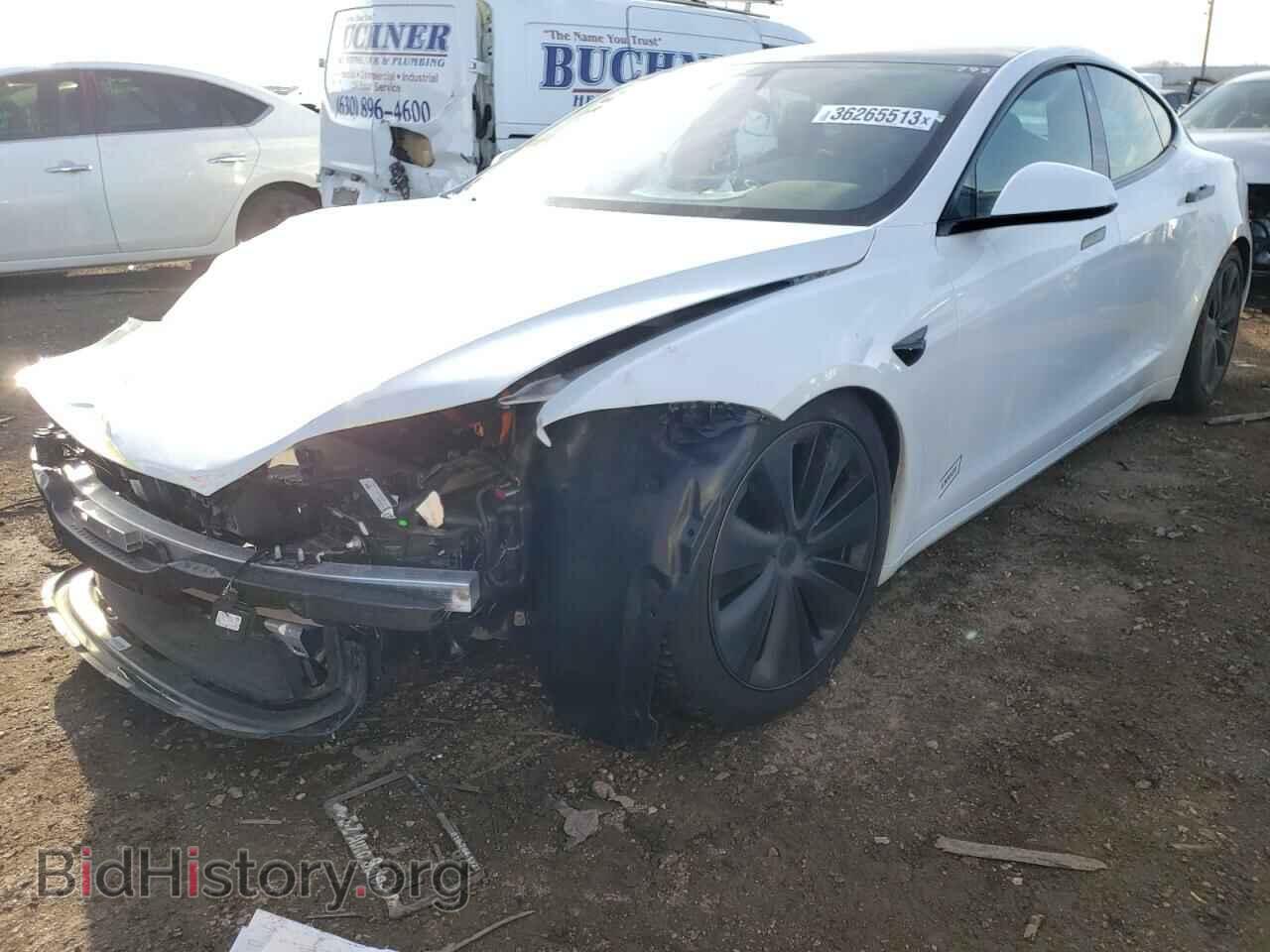 Photo 5YJSA1E52MF441314 - TESLA MODEL S 2021