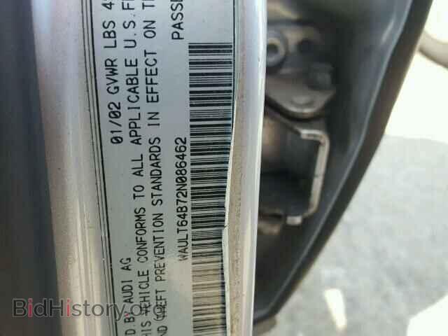 2002 AUDI A6 - VIN: WAULT64B72N086462 - Фото 10