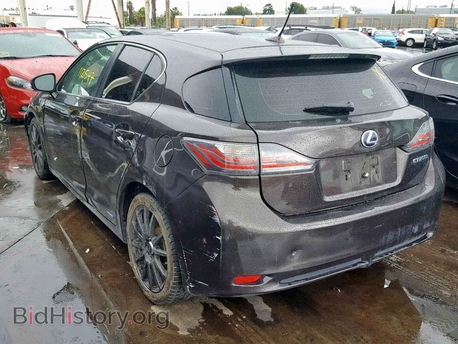 2011 LEXUS CT 200 - VIN: JTHKD5BH6B2018876 - Фото 3