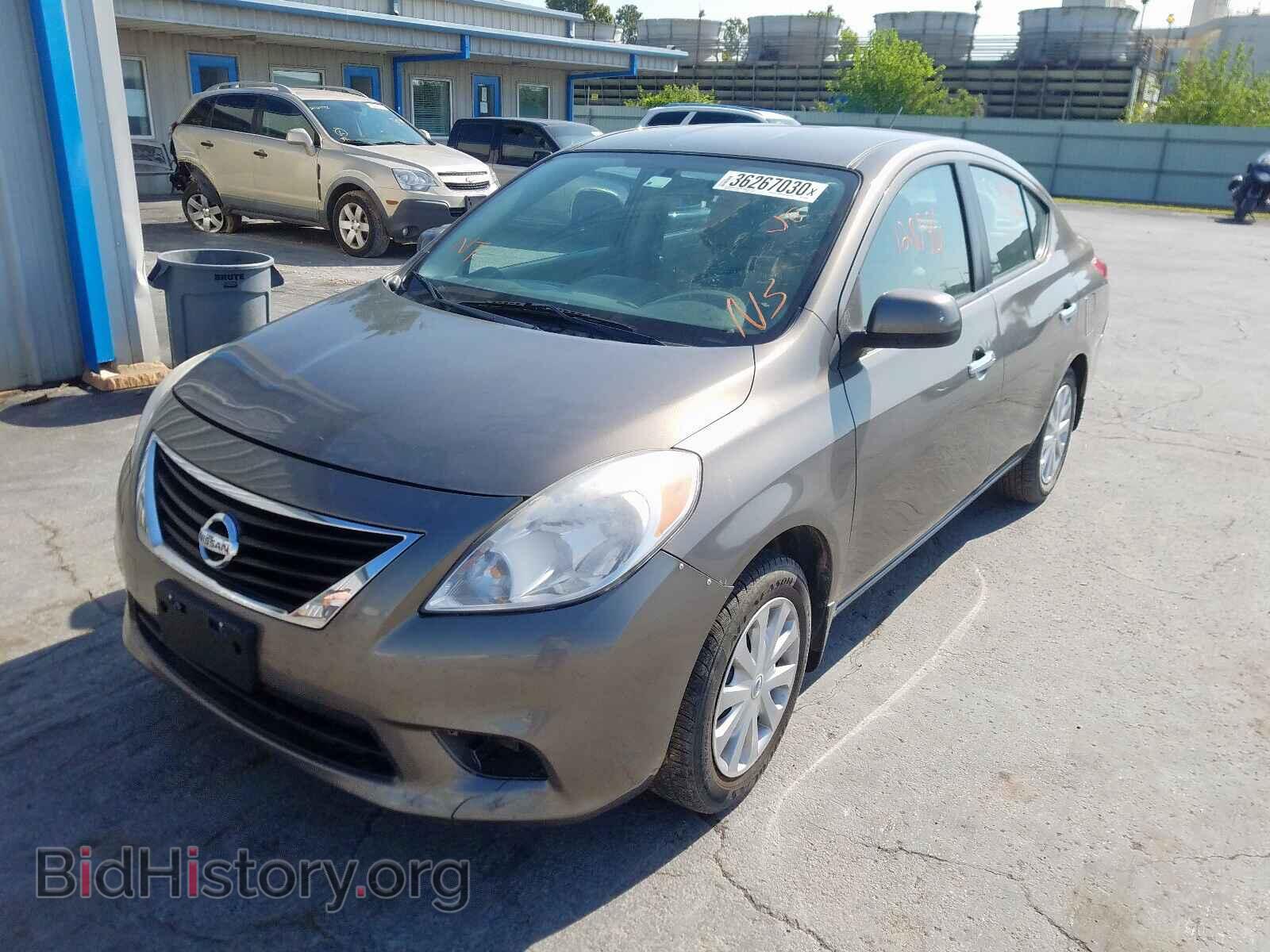 2012 NISSAN VERSA - VIN: 3N1CN7AP7CL885892 - Фото 2