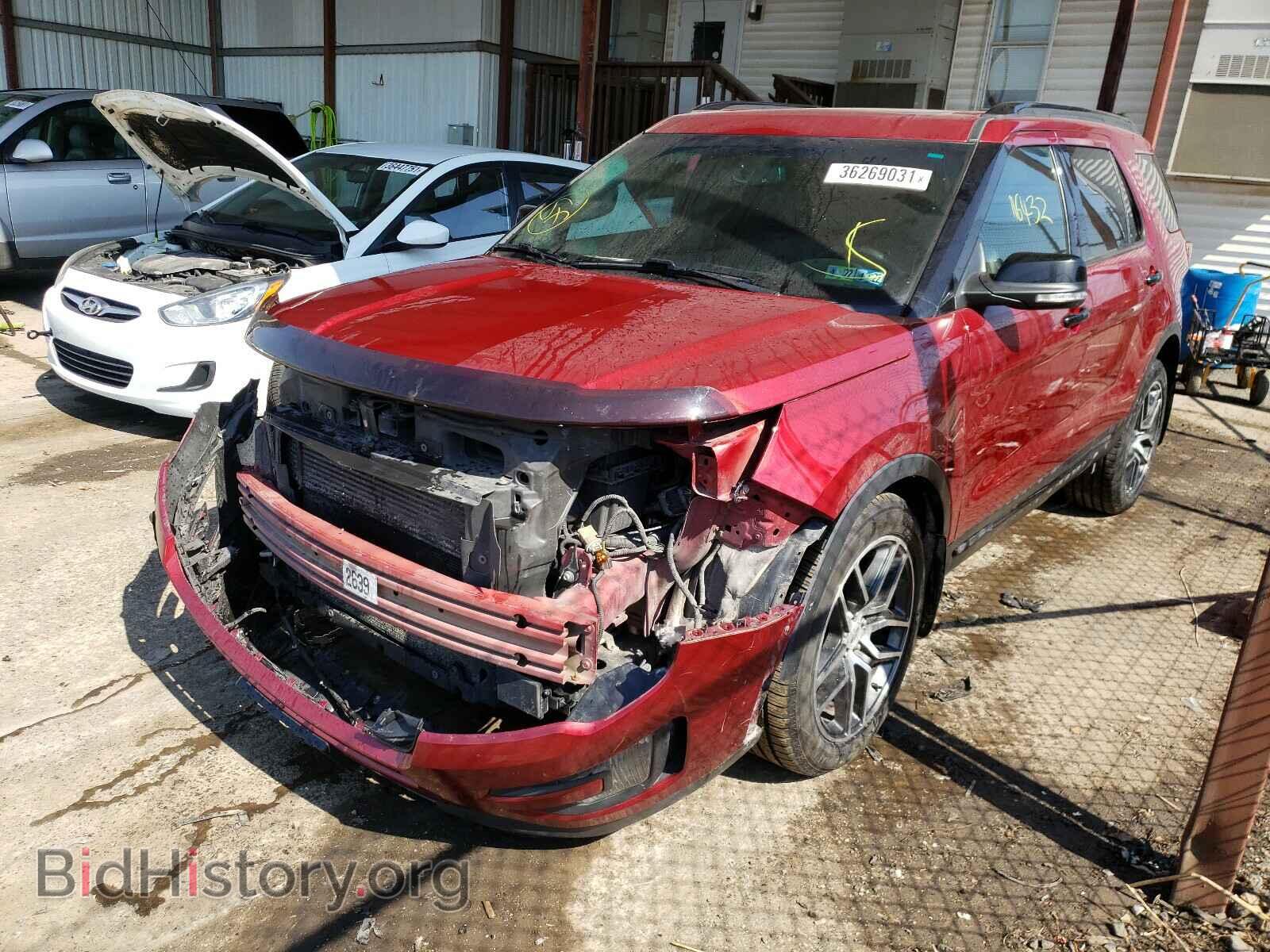 2016 FORD EXPLORER - VIN: 1FM5K8GT9GGA81818 - Фото 2