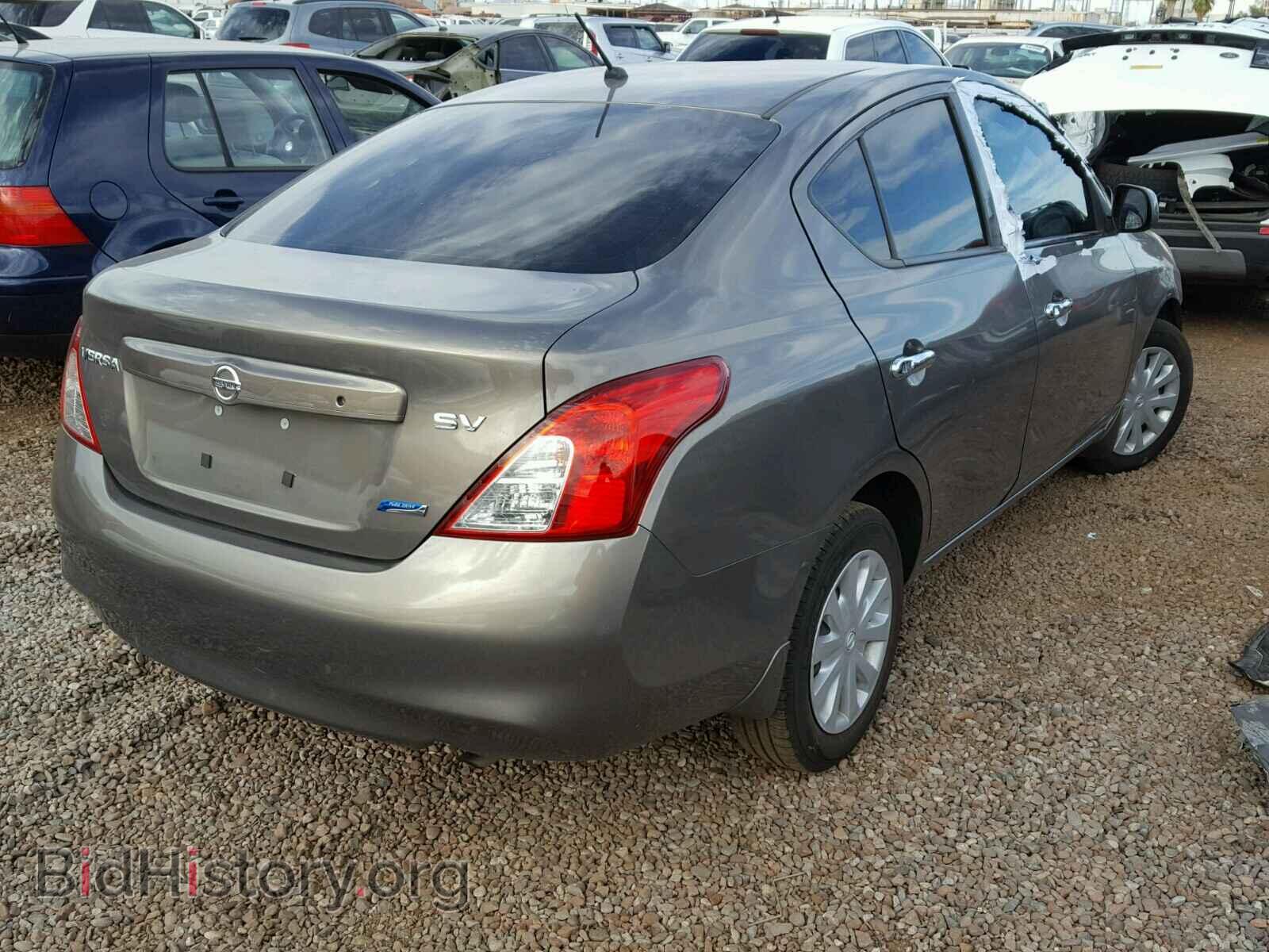 2012 NISSAN VERSA - VIN: 3N1CN7APXCL927228 - Фото 4