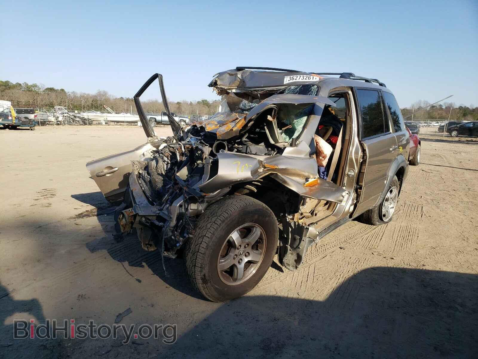 2006 HONDA PILOT - VIN: 5FNYF18796B000114 - Фото 2