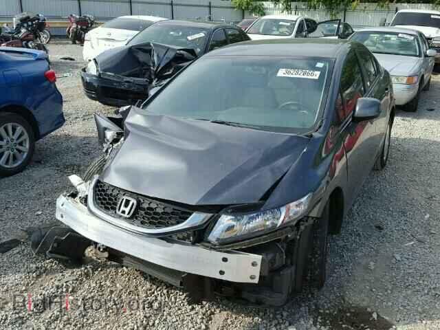 2013 HONDA CIVIC - VIN: 2HGFB2F67DH550424 - Фото 2