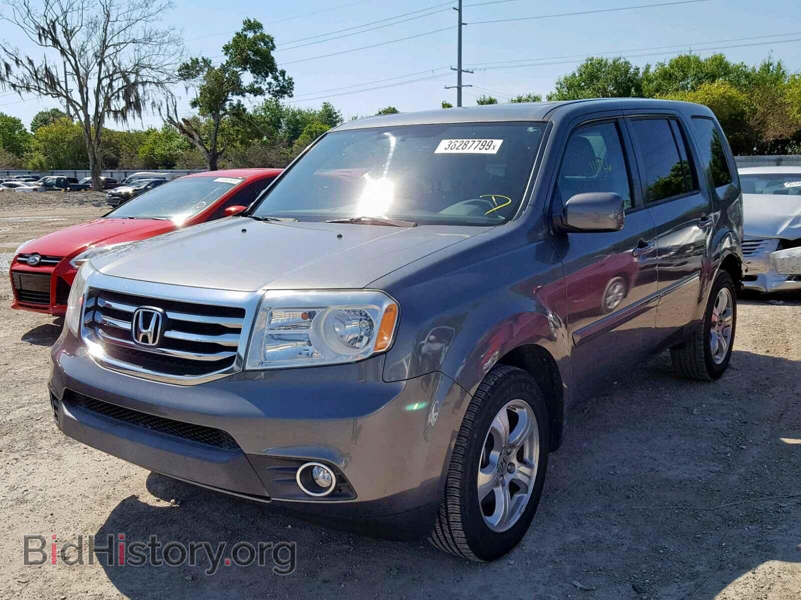 2012 HONDA PILOT EXL - VIN: 5FNYF3H55CB021385 - Фото 2