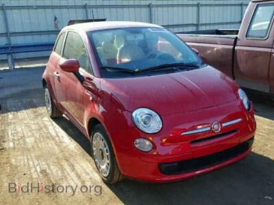 2012 Fiat 500 500 POP, red — VIN 3C3CFFAR9CT212368, Copart