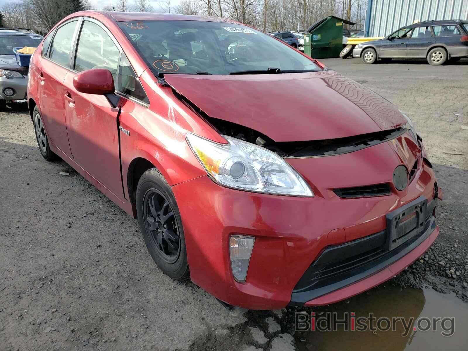 Фотография JTDKN3DU7C1606323 - TOYOTA PRIUS 2012