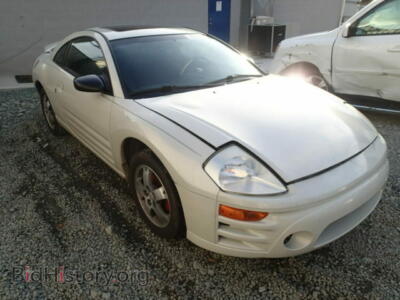 2003 Mitsubishi ECLIPSE Eclipse GS, cream — VIN 4A3AC44GX3E026412, Copart