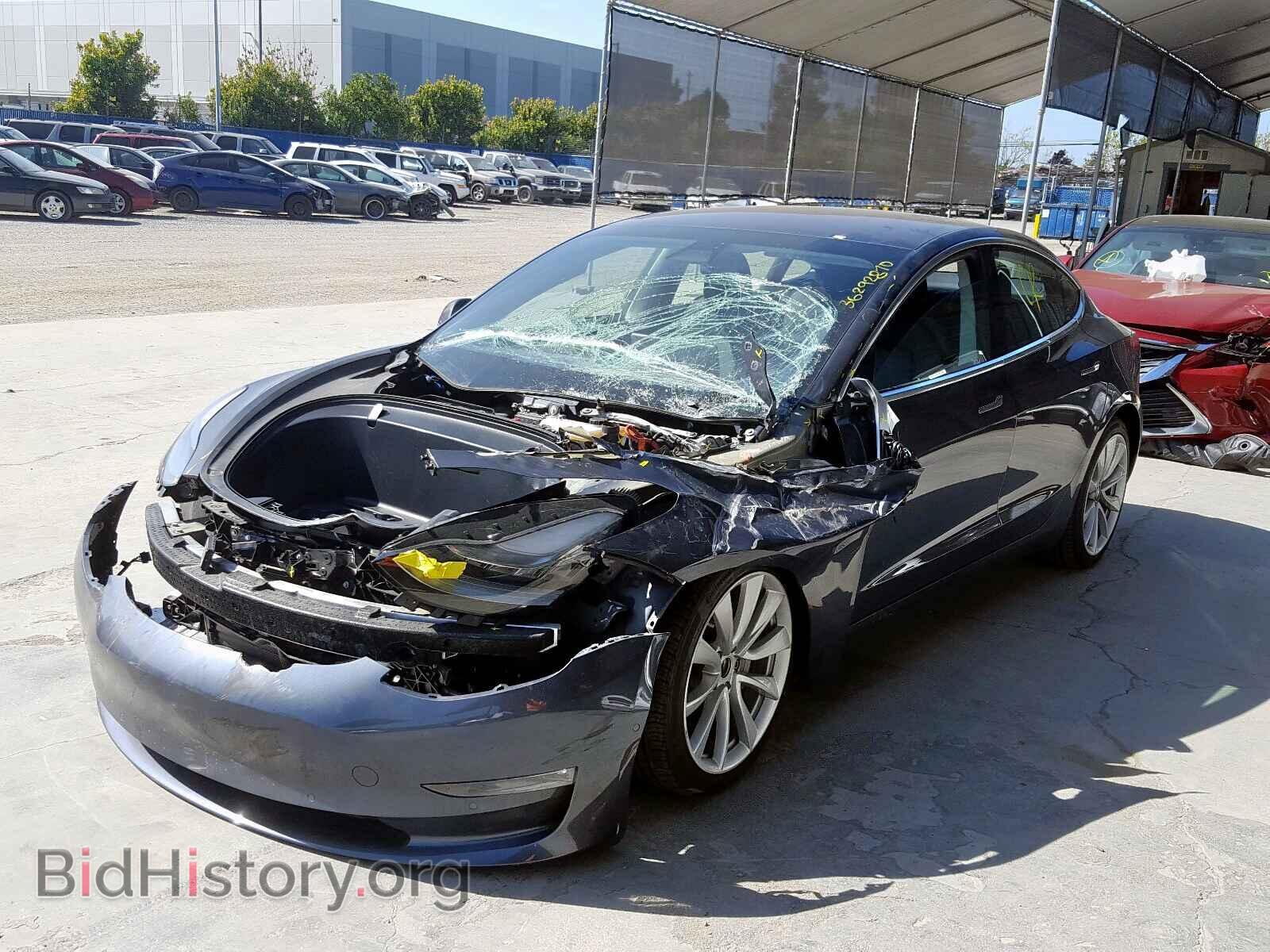 2018 TESLA MODEL 3 - VIN: 5YJ3E1EA1JF042458 - Фото 2