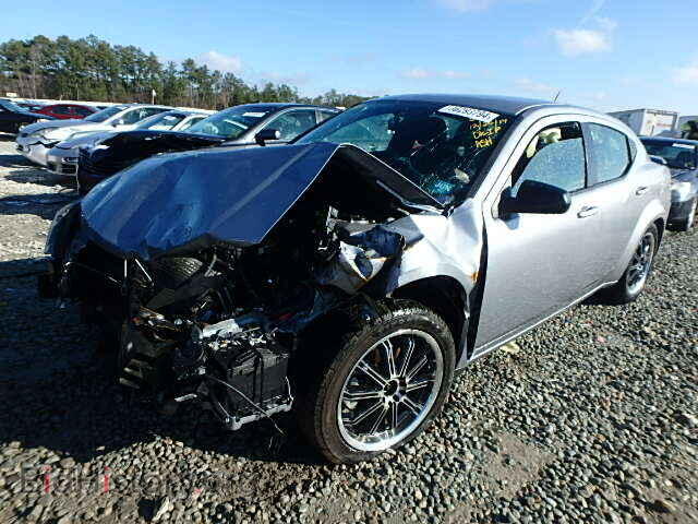 2014 DODGE AVENGER - VIN: 1C3CDZAB4EN181706 - Фото 2