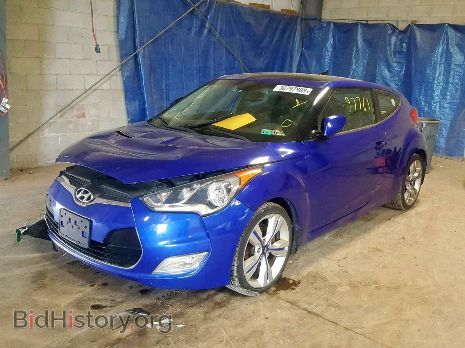 2012 HYUNDAI VELOSTER - VIN: KMHTC6AD7CU051237 - Фото 2