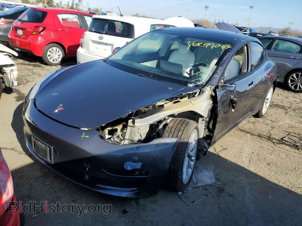 Photo 5YJ3E1EB5MF936041 - TESLA MODEL 3 2021